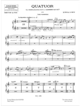 Quatuor 1921. Matériel - VILLA-LOBOS - Partition - Chœur